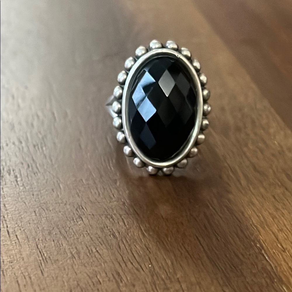 John Hardy Smokey quartz cocktail ring
